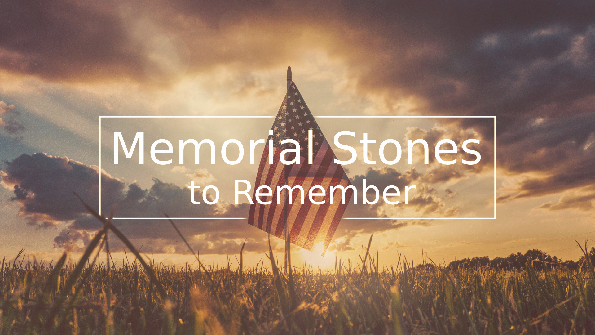 Memorial Stones to Remember